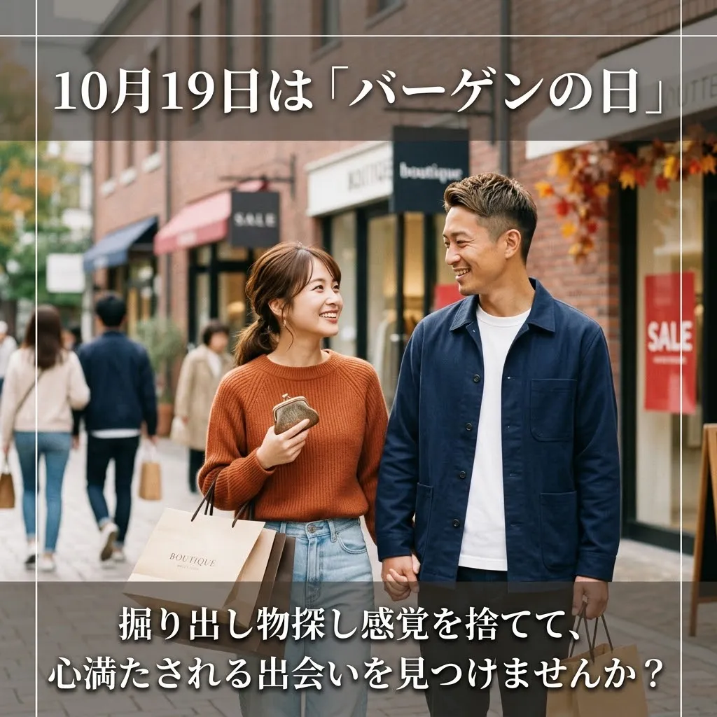 10月19日は「バーゲンの日」。